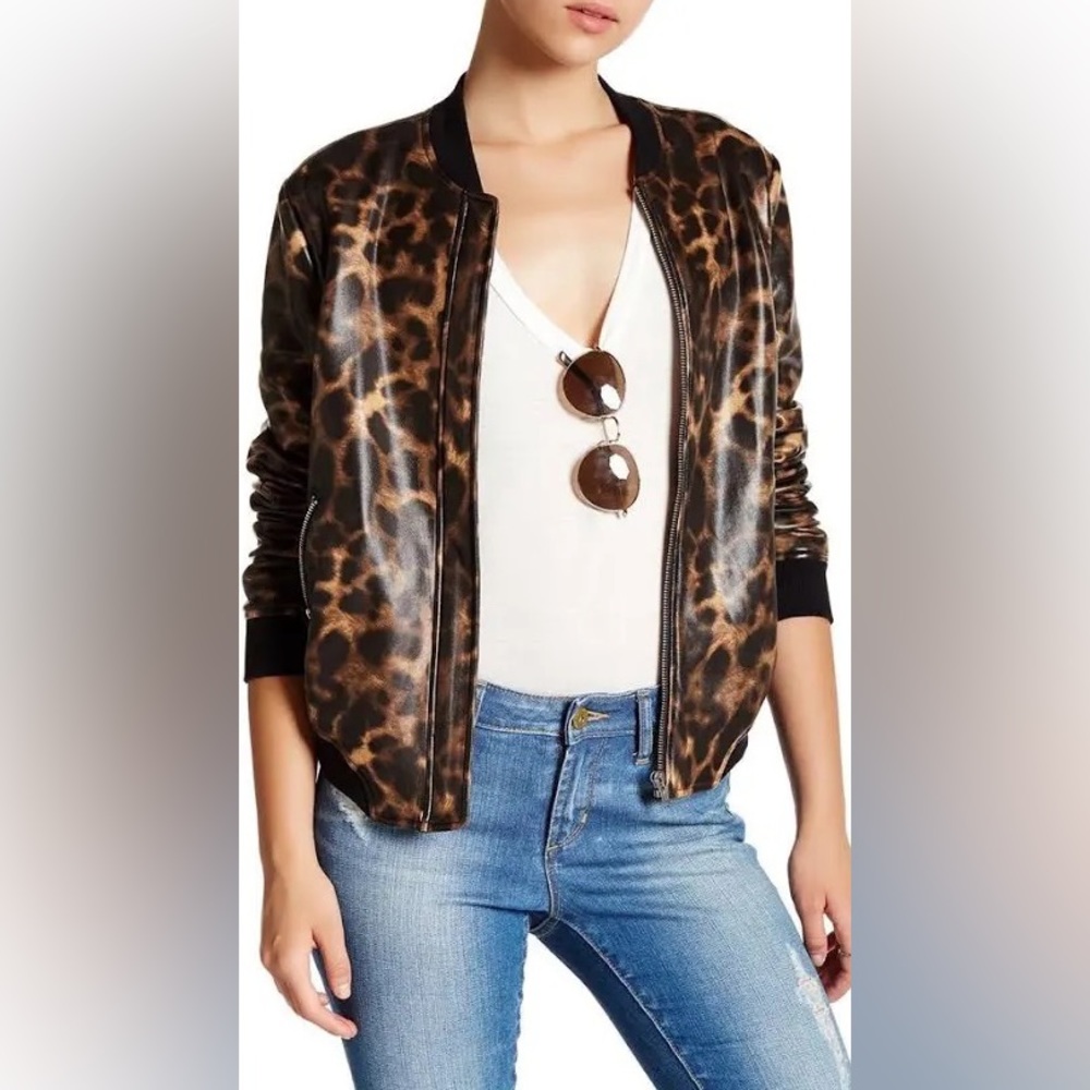 Leibl ‘38 Leopard bomber jacket